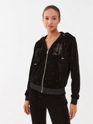 Fracomina Bluza FR23WT9016F44101 Czarny Regular Fit. Czarne bluzy Fracomina, xs, bez wzorów, z syntetyku, bez kaptura. Za 349.99 zł.