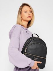 Guess Plecak Manhattan (BG) HWBG69 94330 Czarny. Czarne plecaki Guess, z aplikacjami, ze skóry, bez dodatków. Za 409.99 zł.