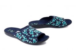ADANEX 30316 SAK18VD czarny, kapcie damskie. Niebieskie kapcie Adanex, bez wzorów. Za 58.64 zł.