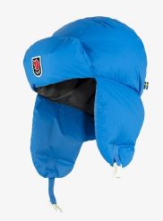 Czapka zimowa Fjallraven Expedition Down Heater. Niebieskie czapki zimowe Fjällräven, bez wzorów, z materiału. Za 433.85 zł.