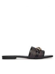 Just Cavalli Klapki 80RA3S81 ZSE61 Czarny. Czarne klapki Just Cavalli, bez wzorów, ze skóry, bez obcasa, bez zapięcia. Za 849.99 zł.