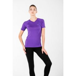Koszulka turystyczna damska Woolona Elma Merino. Fioletowe t-shirty sportowe WOOLONA, m, bez wzorów, bez ramiączek. W wyprzedaży za 261.00 zł.