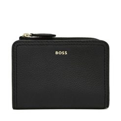 Portfel BOSS. Czarne portfele Boss, bez wzorów. Za 449.99 zł.