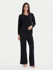 Ysabel Mora Piżama 10773 Czarny Relaxed Fit. Czarne piżamy ysabel mora, s, bez wzorów, bez kołnierzyka, bez ramiączek. Za 279.99 zł.