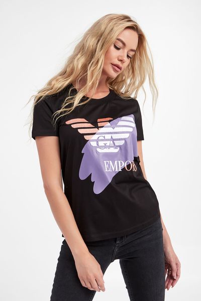 T-shirt EMPORIO ARMANI. T-shirty Emporio Armani, m, bez wzorów, bez kołnierzyka, bez ramiączek. W wyprzedaży za 465.57 zł.