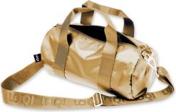 Torba LOQI Weekender Fashion Metallic M złota. Żółte torby podróżne LOQI, bez wzorów. Za 170.00 zł.