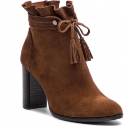 Botki EVA MINGE - Aguilas 4AX 18SM1372553EF 837. Brązowe botki Eva Minge, ze skóry. Za 569.00 zł.