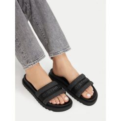 Klapki G-Star. Czarne klapki G-Star, bez wzorów, retro, bez obcasa, bez zapięcia. Za 90.99 zł.