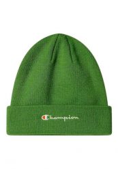 Czapka Champion Beanie Cap 806064. Zielone czapki zimowe Champion, bez wzorów, z dzianiny. Za 54.90 zł.