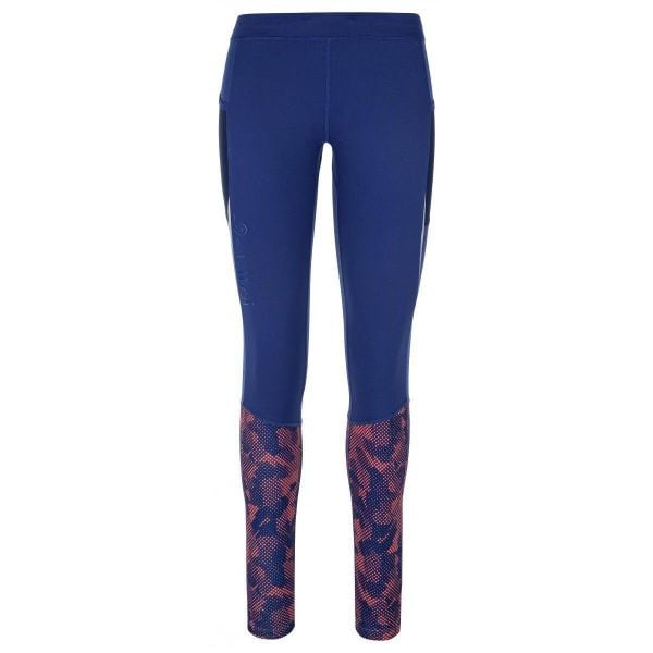Legginsy damskie Kilpi Runner. Niebieskie legginsy Kilpi, bez wzorów, sportowe. Za 179.35 zł.