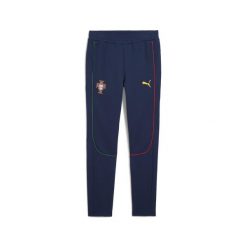 Młodzieżowe spodnie Portugalia Casuals PUMA Persian Blue Sunny Yellow. Niebieskia spodnie dresowe Puma, bez wzorów, z dresówki. Za 239.00 zł.