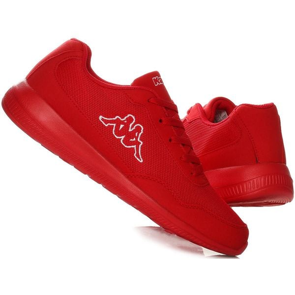 Buty sportowe dla dorosłych Kappa Follow OC. Czerwone buty sportowe lifestyle Kappa, bez wzorów, z materiału, sportowe, bez zapięcia. W wyprzedaży za 99.00 zł.
