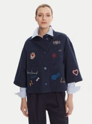 Weekend Max Mara Marynarka Assuan 2525046021 Granatowy Regular Fit. Niebieskie marynarki i żakiety Weekend Max Mara, bez wzorów, z bawełny, bez ramiączek. Za 1,079.00 zł.
