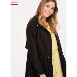 Czarny płaszcz przejściowy damski z kapturem J-MALIA. Czarne płaszcze Volcano, na lato, xs, bez wzorów, z materiału, klasyczne, z kapturem. Za 174.99 zł.