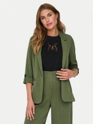 ONLY Marynarka Marsa 15308084 Zielony Loose Fit. Zielone marynarki i żakiety ONLY, m, bez wzorów, z syntetyku, bez ramiączek. Za 139.99 zł.