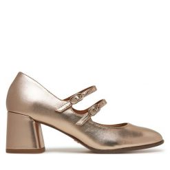 Czółenka Tamaris. Żółte czółenka Tamaris, bez wzorów, bez obcasa, bez zapięcia. Za 259.99 zł.