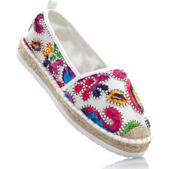 Espadryle bonprix kremowy wzorzysty. Baleriny marki bonprix. Za 49.99 zł.