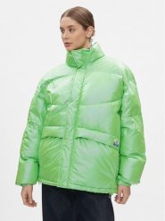 American Vintage Kurtka puchowa Tymbay TYM17BH23 Zielony Regular Fit. Zielone kurtki American Vintage, na zimę, s, bez wzorów, z puchu, vintage, bez kaptura. Za 799.99 zł.