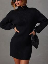 Milan Kiss Sukienka w kolorze czarnym rozmiar: XL. Czarne sukienki Milan Kiss, na co dzień, xl, bez wzorów, prążkowane, bez kołnierzyka, bez ramiączek, mini, proste. Za 165.99 zł.