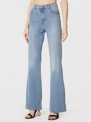 TWINSET Jeansy 231TP2588 Niebieski Flared Leg. Niebieskie jeansy Twinset, bez wzorów, z bawełny. Za 419.99 zł.
