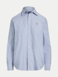 Polo Ralph Lauren Koszula 211970736002 Niebieski Relaxed Fit. Niebieskie koszule Polo Ralph Lauren, xl, bez wzorów, z bawełny, bez kołnierzyka, bez ramiączek. Za 359.99 zł.