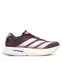 Buty do biegania adidas. Czerwone buty do biegania adidas, bez wzorów, bez zapięcia, do biegania. Za 699.99 zł.