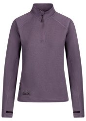 DLX Theresa damska bluza 1/2 zip Wisteria Marl. Fioletowe bluzy DLX, s, bez wzorów, bez ramiączek, bez kaptura. Za 223.99 zł.