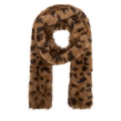 Szalik Guess. Brązowe szaliki i kominy Guess, z aplikacjami. Za 344.99 zł.