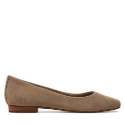 Baleriny Toms. Szare baleriny TOMS, bez wzorów, bez obcasa, bez zapięcia. Za 429.99 zł.