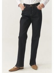 TATUUM Dżinsy - Regular fit - w kolorze granatowym rozmiar: 42. Niebieskie jeansy Tatuum, z aplikacjami, ze skóry, klasyczne, z podwyższonym stanem. Za 171.28 zł.