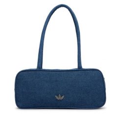 Torebka adidas. Niebieskie torebki klasyczne adidas, bez wzorów, z denimu, klasyczne, bez dodatków. Za 199.99 zł.