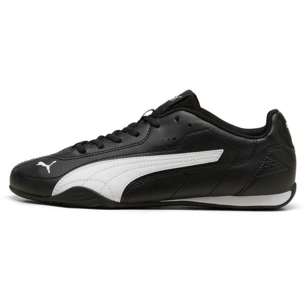 Buty sportowe Puma Catch. Czarne buty treningowe Puma, bez wzorów, ze skóry ekologicznej, bez zapięcia, na fitness i siłownię. Za 269.99 zł.