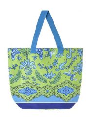 BLE Shopper bag w kolorze zielonym - 40 x 43 x 20 cm rozmiar: onesize. Zielone shopper bag BLE, bez wzorów, z materiału, na ramię, bez dodatków. Za 77.95 zł.