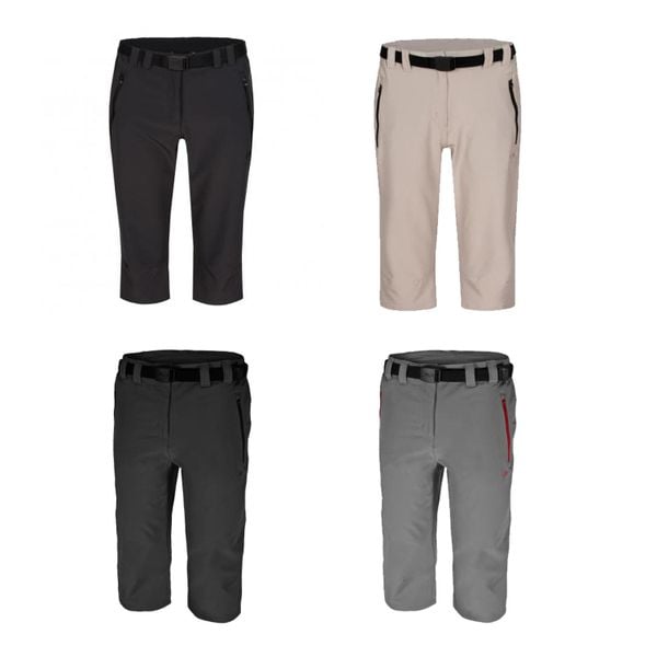 Spodnie damskie CMP Capri. Brązowe szorty CMP, bez wzorów, sportowe. Za 163.00 zł.