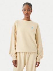 Tommy Hilfiger Bluza Logo Embroidery WW0WW48724 Beżowy jasny Relaxed Fit. Brązowe bluzy Tommy Hilfiger, m, bez wzorów, z bawełny, bez ramiączek, bez kaptura. Za 399.99 zł.