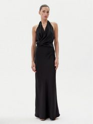 Eleh Sukienka wieczorowa ESS250036 Czarny Regular Fit. Czarne sukienki Eleh, l, bez wzorów, z syntetyku, wizytowe, bez kołnierzyka, bez ramiączek. Za 359.99 zł.