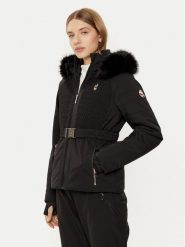 Aulp Kurtka narciarska Velda Czarny Slim Fit. Czarne kurtki narciarskie Aulp, na zimę, s, bez wzorów, z syntetyku, bez kaptura, narciarskie. Za 969.99 zł.