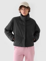 4F Kurtka puchowa w kolorze czarnym rozmiar: S. Czarne kurtki 4f, s, bez wzorów, z puchu, bez kaptura. Za 139.87 zł.