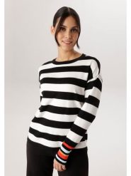 Aniston Sweter w kolorze czarno-białym rozmiar: 46. Białe swetry Aniston, bez wzorów, bez ramiączek. Za 130.99 zł.