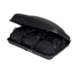 Torby Do Boksu Dachowego Rameder Topbox 350 3Szt Kjust. Czarne torby podróżne KJUST, bez wzorów. Za 635.00 zł.