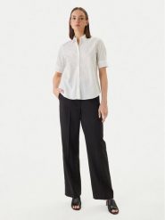 HUGO Koszula 50540156 Biały Regular Fit. Białe koszule Hugo, bez wzorów, z bawełny, bez kołnierzyka, bez ramiączek. Za 379.99 zł.