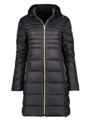 Geographical Norway Płaszcz pikowany w kolorze czarnym rozmiar: XXL. Czarne płaszcze Geographical Norway, xxl, bez wzorów, bez kaptura. Za 171.68 zł.