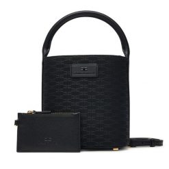 Torebka Elisabetta Franchi. Czarne torebki klasyczne Elisabetta Franchi, bez wzorów, klasyczne, bez dodatków. Za 1,289.00 zł.