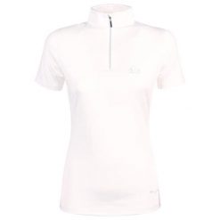 Damska koszula do jazdy konnej Harry's Horse KM EQS Silver. Białe koszule HARRYS HORSE, s, bez wzorów, eleganckie, bez kołnierzyka, bez ramiączek. W wyprzedaży za 136.50 zł.