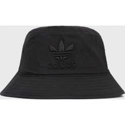 Adidas Originals kapelusz HL9321 kolor czarny. Czarne kapelusze adidas Originals, bez wzorów, z materiału. W wyprzedaży za 99.99 zł.