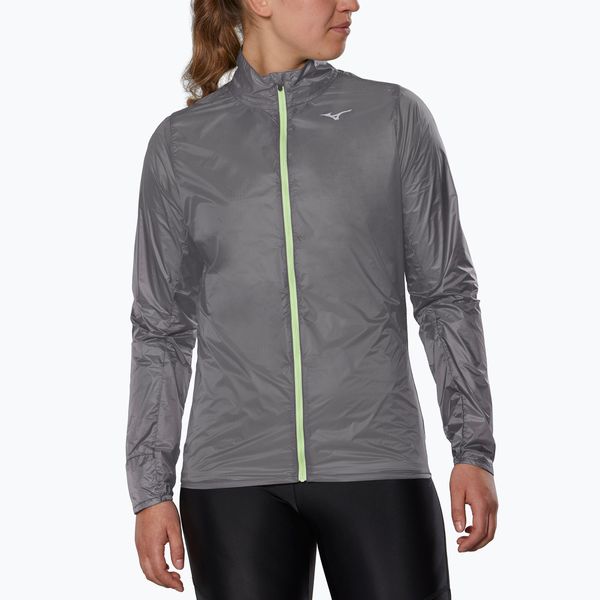 Kurtka do biegania damska Mizuno Aero. Szare kurtki do biegania Mizuno, m, bez wzorów, z nylonu, bez kaptura, do biegania. Za 209.99 zł.