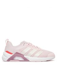 Adidas Buty na siłownię Dropset Control Training Shoes KJ9168 Różowy jasny. Czerwone buty treningowe adidas, bez wzorów, bez zapięcia, na fitness i siłownię. Za 398.99 zł.