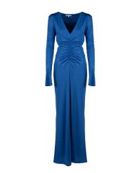 Patrizia Pepe Sukienka | 8A1190/J135 | Kobieta | Niebieski. Niebieskie sukienki Patrizia Pepe, uniwersalny, bez wzorów, z elastanu, eleganckie, bez kołnierzyka, bez ramiączek, maxi, dopasowane. W wyprzedaży za 579.00 zł.