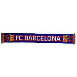 Szalik Barcelona - oficjalny licencjonowany. Czerwone szaliki i kominy FC Barcelona, bez wzorów, sportowe. W wyprzedaży za 87.76 zł.
