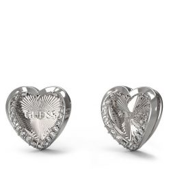 Kolczyki Guess. Szare kolczyki Guess, srebrne. Za 139.99 zł.